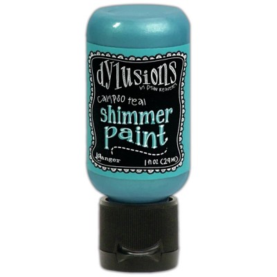 Dylusions - Shimmer Paint  «Calypso Teal» 1oz
