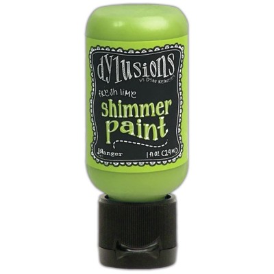 Dylusions - Shimmer Paint  «Fresh Lime» 1oz