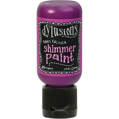 Dylusions - Shimmer Paint  «Funky Fuchsia» 1oz