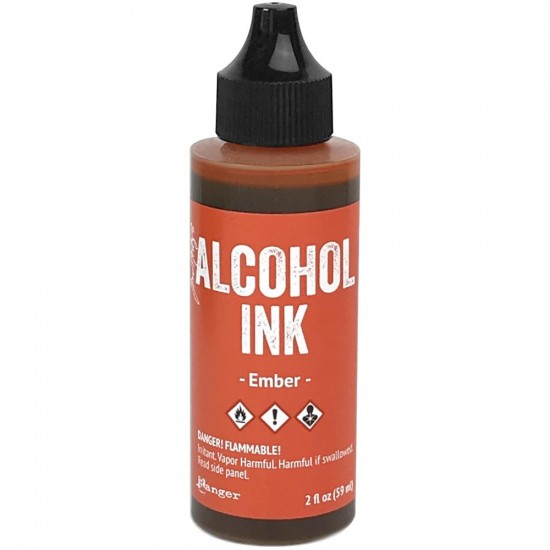 Tim Holtz - Alcohol Ink couleur «Ember» 2 oz