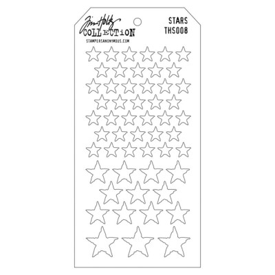 Tim Holtz - Layered Stencil «Stars» 4.125" X 8.5"