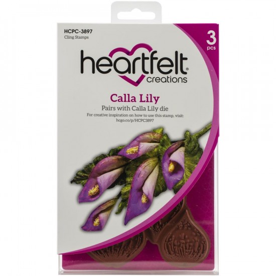 Heartfelt Creations  - Estampes «Calla Lily» 3 pièces