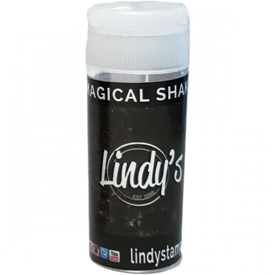 LIQUIDATION-Lindy's Stamp Gang - Magicals Shaker 15g «Black Forest Black»(Le prix indiqué ci-dessous est déjà à 50% de rabais)