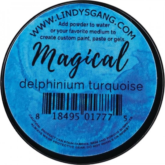 Lindy's Stamp Gang -Magicals Individual Jar «Delphinium Turquoise» 0.25 oz