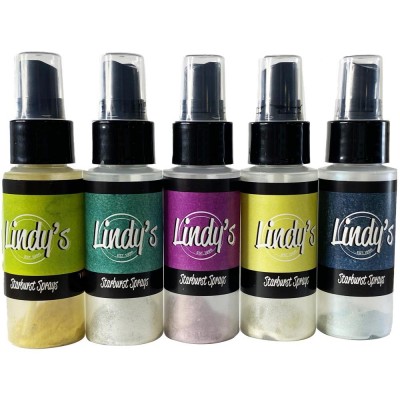 Lindy's Stamp Gang - Ensemble Starburst Sprays couleur «Outer Space» 5 x 2oz        