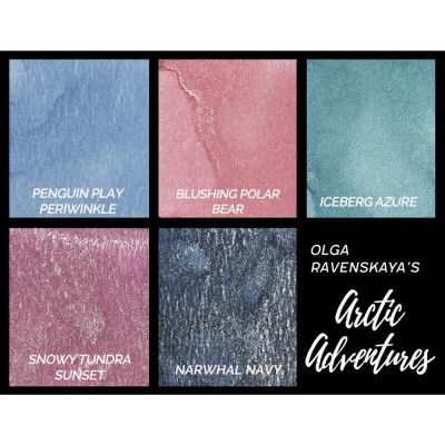 Lindy's Stamp Gang - Ensemble Starburst Sprays couleur «Arctic Adventures» 5 x 2oz        