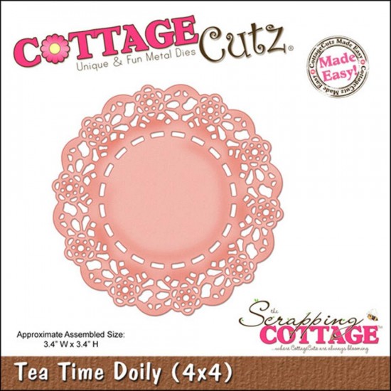 Cottage Cutz - Dies «Tea Time Doily» 3.4"