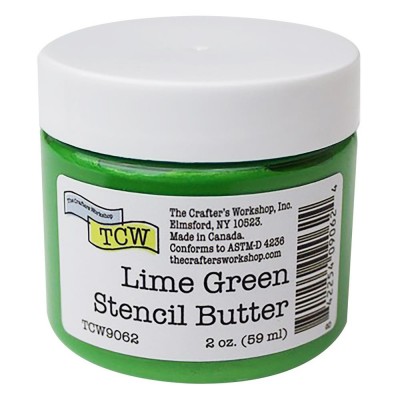 TCW - Stencil Butter couleur «Lime Green» 2 oz  