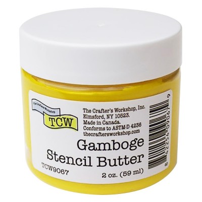 TCW - Stencil Butter couleur «Gamboge» 2 oz  