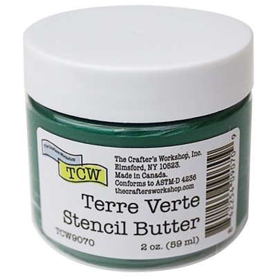 TCW - Stencil Butter couleur «Terre verte» 2 oz  