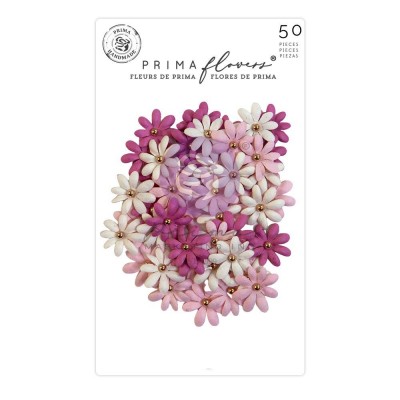 Prima Flowers - Collection Mulberry Paper «Endearing notes/Avec Amour» 50 pièces