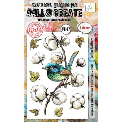 AALL & CREATE - Estampe set «Cotton Twitterer» #1147