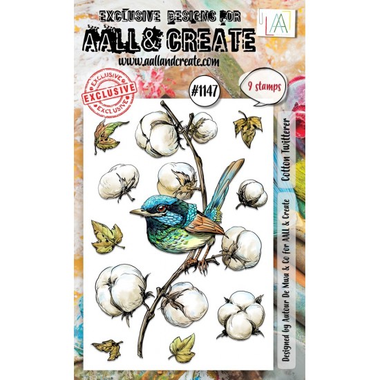 AALL & CREATE - Estampe set «Cotton Twitterer» #1147