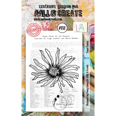 AALL & CREATE - Estampe set «Paper Leaves» #930