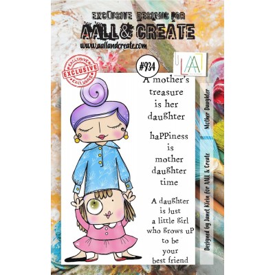 AALL & CREATE - Estampe set «Mother Daughter» #934