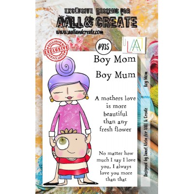 AALL & CREATE - Estampe set «Boy Mom» #935