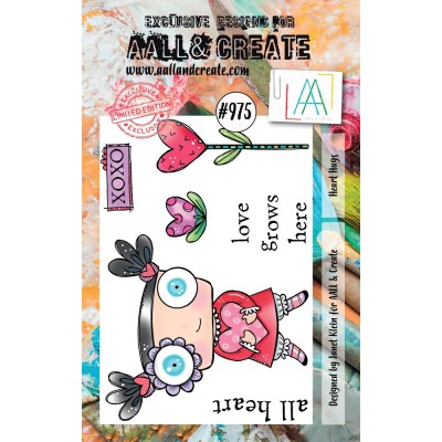 AALL & CREATE - Estampe set «Heart Hugs» #975