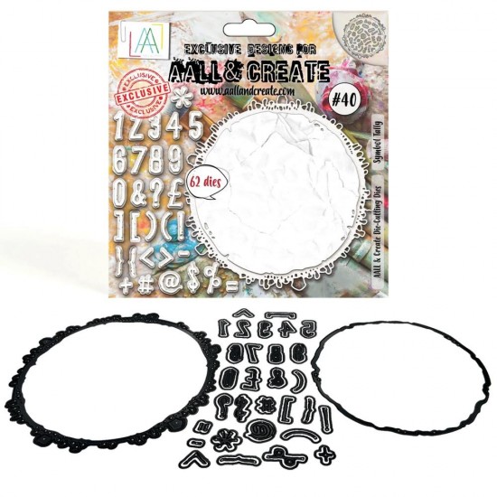 AALL & Create - Dies «Symbol Tally # 40»  62 pcs