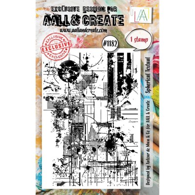 AALL & CREATE - Estampe set «Spherical Textual» #1182