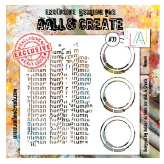 AALL & CREATE - Stencil «Human» #22