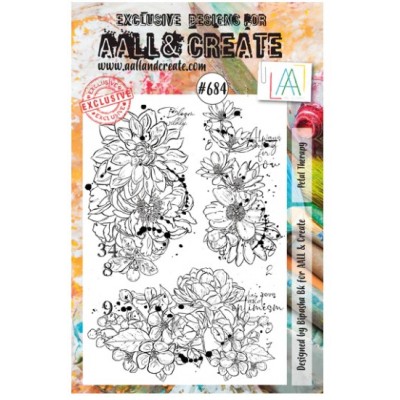 AALL & CREATE - Estampe set «Petal Therapy» #684