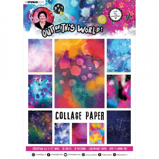 Studiolight - Album «Marlene's Out Of This World Collage Paper no. 14 » 20 feuilles