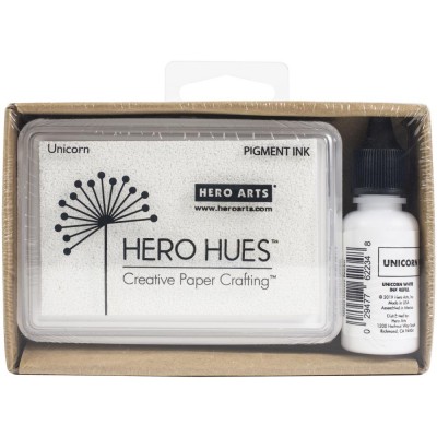 Hero Arts- Hero Hues- tampon d'encre et recharge blanc