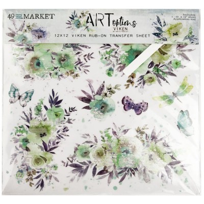 49 & Market - Rub-Ons de la collection «ARToptions Viken» 12 x 12