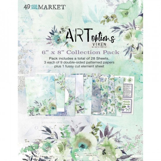  49 & Market - bloc de papier collection Pack «ARToptions Viken» 6 X 8" 32 feuilles