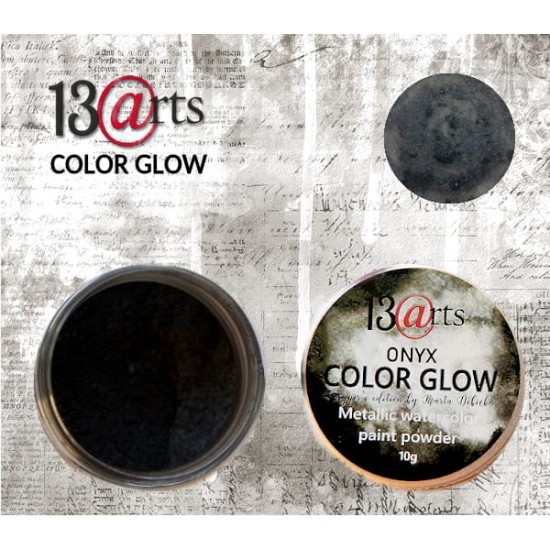 13 Arts - Peinture aquarelle métallisée «Color Glow Onyx»  