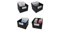 Totally Tiffany - Boîte de rangement «Pop-Up Storage box » 6 x 6 noir