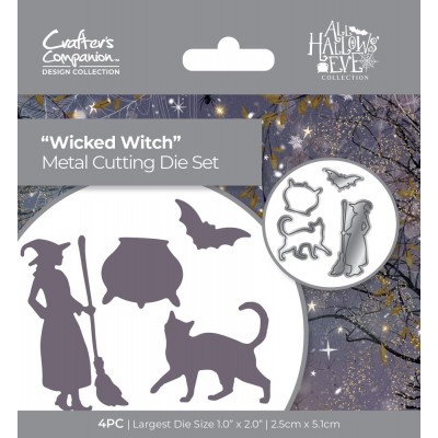 Crafter's Companion - Dies collection All Hallows Eve «Wicked Witch» 4 pcs