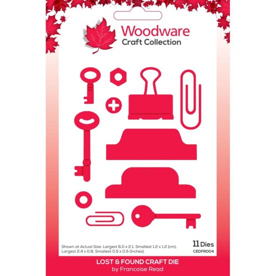 Woodware Craft Collection - Die «Lost & Found» 11 pcs