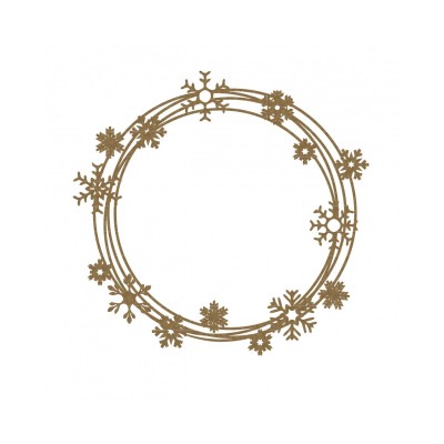 Creative Embellishments - Chipbard «Snowflake Frame 2»