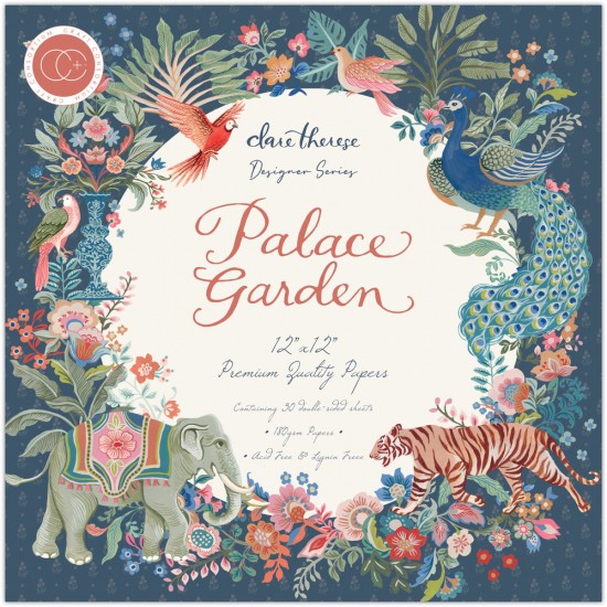 Craft Consortium - «Palace Garden» paquet de papier  12" X 12"