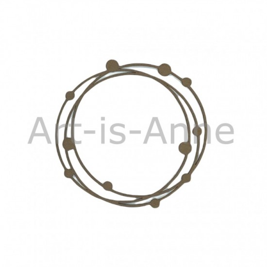 Art-Is-Anne - Chipboard «Couronne de bulle» 1pcs