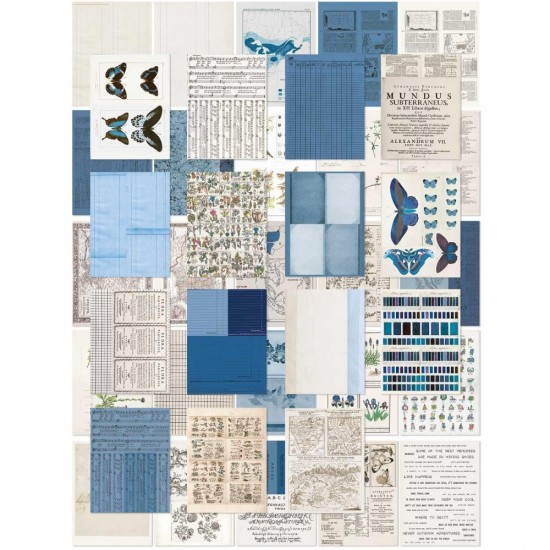 49 & Market - bloc de papier collection «Color Swatch Inkwell Collage Sheets» 6 X 8" 40 feuilles