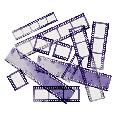 49 & Market - Éphéméras en Acétate  «Color Swatch Lavender Filmstrip-» 11 pièces