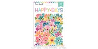 Cocoa Vanilla - Éphéméra «Happy Days/Floral» 55 pcs