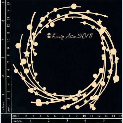 Dusty Attic - Chipboard «Cosmic Swirl»