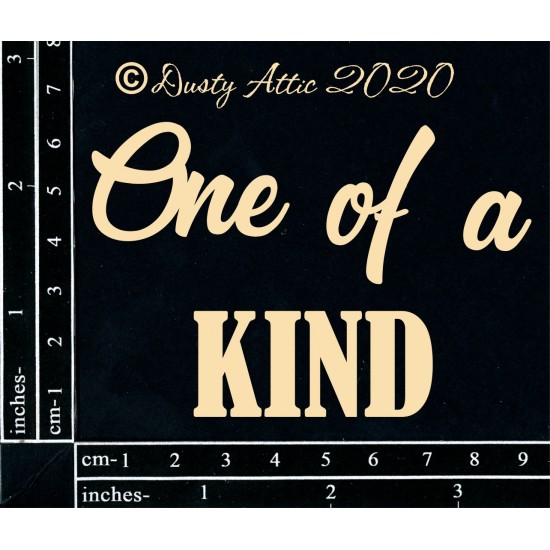 Dusty Attic - Chipboard «One of a kind»