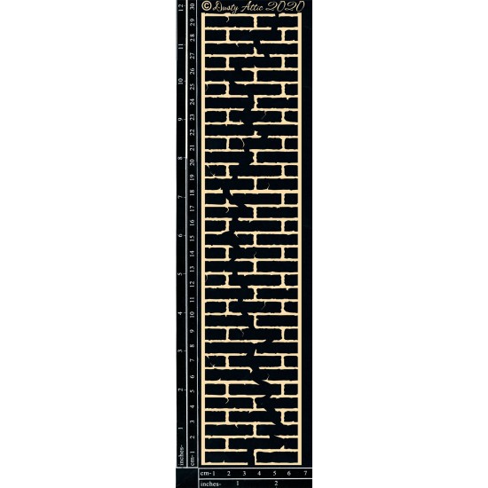  Dusty Attic - Chipboard  «Brick Wall Border»