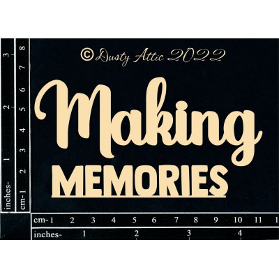  Dusty Attic - Chipboard  «Making Memories»