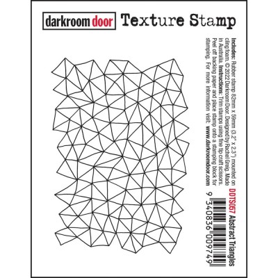 Darkroom Door - Estampe «Abstract Triangles» 1 pièce