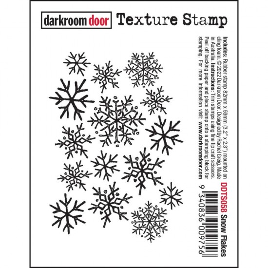 Darkroom Door - Estampe «Snow Flakes» 1 pièce