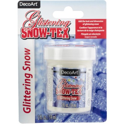 DecoArt  - Pâte brillante «Glistening Snow-Tex» 59 ml                              