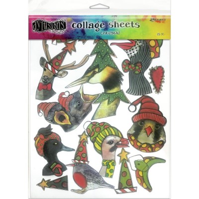 Ranger - Dylusions Collage Sheets «Christmas» 15 feuilles