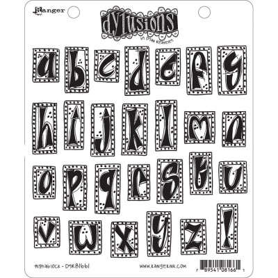  Dyan Reaveley's Dylusions Stamps   «Alphablock» 