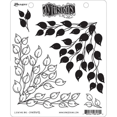  Dyan Reaveley's Dylusions Stamps   «Leaf Me Be» 