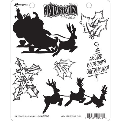PRÉCOMMANDE- Dyan Reaveley's Dylusions Stamps   «Mr Boo's Adventure» 